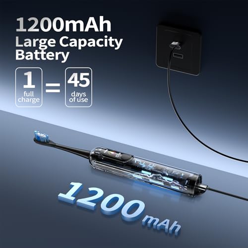 OasiSmile Sonic Electric Toothbrush: LED Display, 4 Modes - Image 6