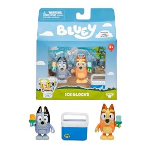 Bluey Let’s Play Chef 2-Pack Toy Figures – Bingo & Socks
