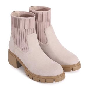 Zelaprox Women’s Platform Chelsea Ankle Boots – Lug Sole