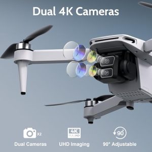 GPS Drone with Dual 4K UHD Cameras – 50-Min Flight & FPV