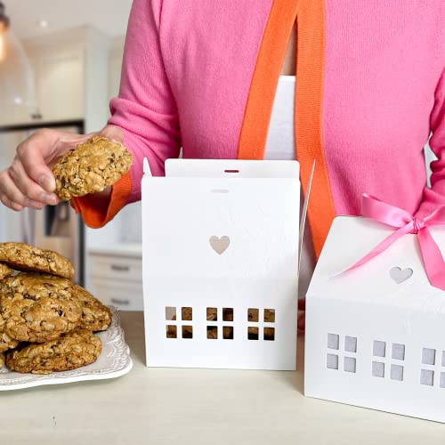 House Shaped Gift Boxes with Ribbons - 20 Pcs - Image 6