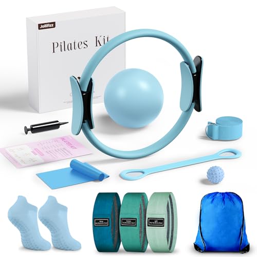 Pilates Home Workout Kit: Ring, Ball & Bands for Women