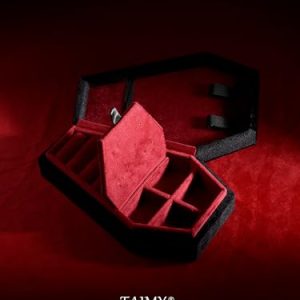 TAIMY Mini Coffin Jewelry Box – Velvet Organizer