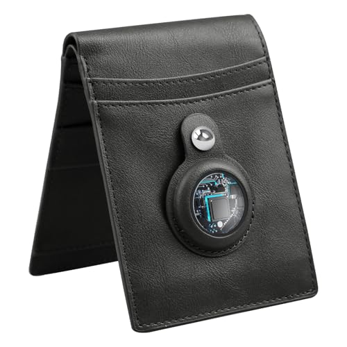 Tukio Slim AirTag Wallet - Minimalist Leather Card Holder