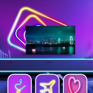 KIKO 32.8ft Outdoor/Indoor Neon Rope Lights: Music Sync