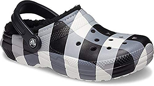 Crocs Classic Holiday Lined Clogs - Cozy Plaid Unisex