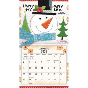 Lang Simple Life 2026 Wall Calendar – Everyday Joy Art