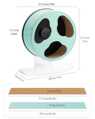 Niteangel Quiet Hamster Wheel - Clouds Series Exercise - Image 2