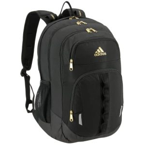 adidas Prime Backpack: Black/Gold Metallic, One Size