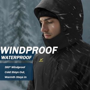 Men’s Extreme Cold Weather Waterproof Puffer Jacket