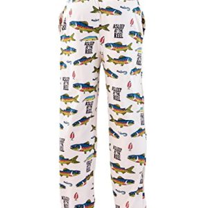 Lazy One Men’s Funny Ocean Fishing Pajama Lounge Pants