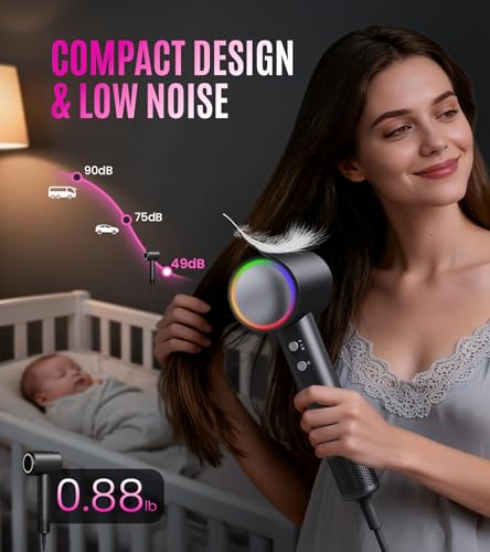 YABLAM High-Speed Ionic Hair Dryer - Fast Drying & Frizz-Free - Image 5