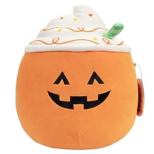 Squishmallows 10-Inch Lester Pumpkin Spiced Latte Plush