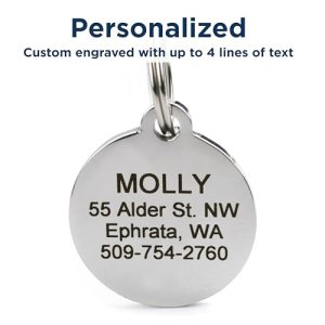 GoTags Designer Pet ID Tags: Custom Engraved for Dogs & Cats