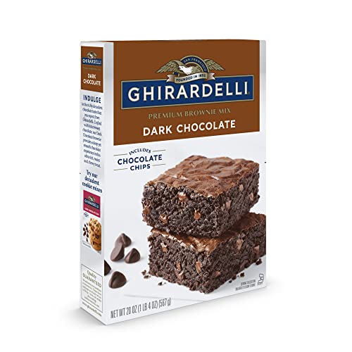 Ghirardelli Dark Chocolate Brownie Mix with Chips, 20oz - Image 7