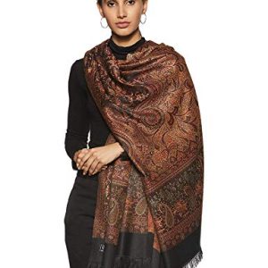 Weavers Villa Pashmina Wool Blend Indian Handicraft Shawl