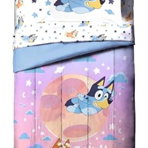 Bluey & Bingo Twin Comforter Set – 5 Piece Kids Bedding