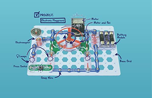 Snap Circuits Snaptricity: STEM Electronics Kit for Kids 8+ - Image 3