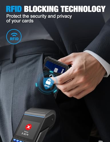 Men's Smart AirTag Wallet - RFID Blocking Pop-Up - Image 4