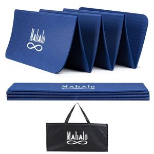 Folding Yoga Mat with Carry Bag – 6mm, Anti-Slip, Portable