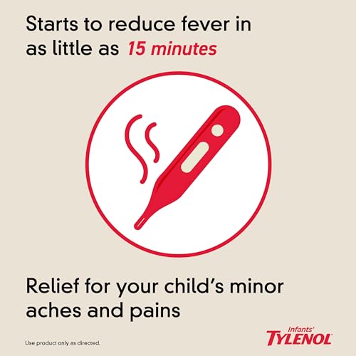 Infants' Tylenol Dye-Free Cherry Pain & Fever Reliever - Image 4