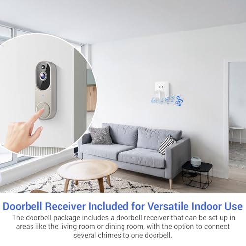1080p Wireless Video Doorbell Camera for Home Security - Image 7