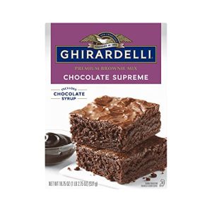 Ghirardelli Chocolate Supreme Brownie Mix with Syrup, 18.75oz