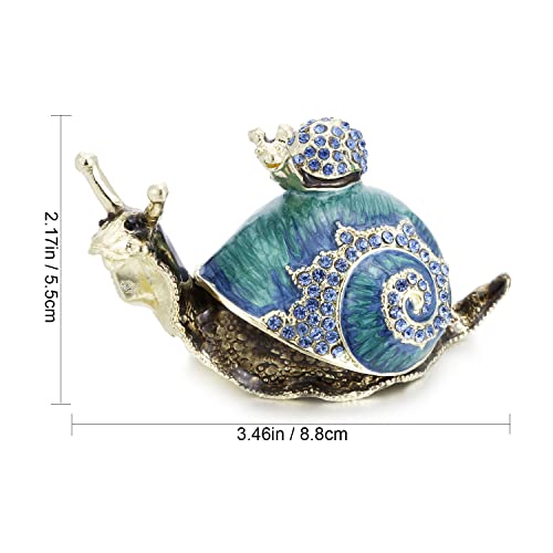 Hand-Painted Snail Trinket Box - Jewelry & Decor - Image 3