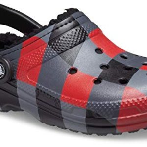 Crocs Classic Lined Clogs – Cozy Buffalo Plaid Edition