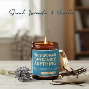 Empowerment Lavender Vanilla Soy Candle – Gifts for Women