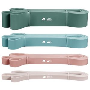 Retrospec Lift Latex Resistance Bands Set (4-Pack)