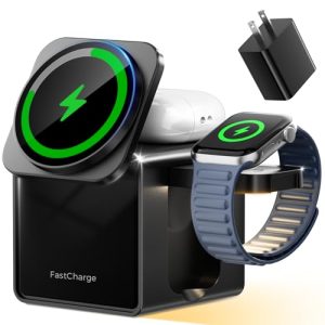 3-in-1 Magnetic Wireless Charger for Apple Devices