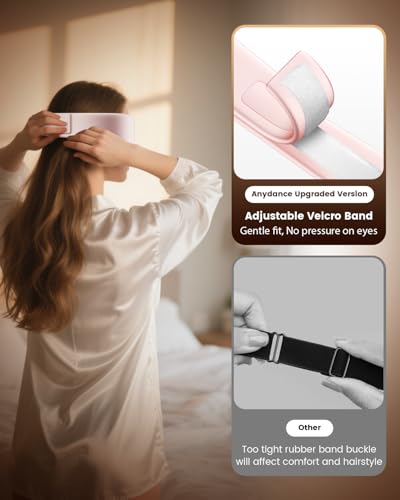Pink Cordless Heated Eye Mask: Dry Eye & Sleep Relief - Image 4