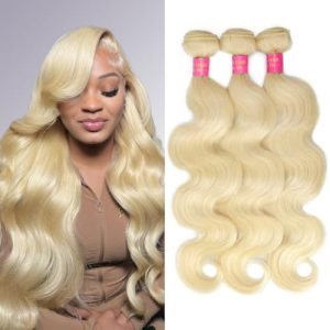 LAPONDAI 613 Blonde Body Wave Human Hair Bundles – 22, 24, 26 Inch