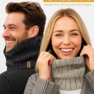 Men’s 3-Pack Winter Fleece Neck Gaiter & Ski Warmer