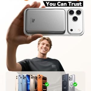 Magnetic 10000mAh Power Bank: 20W Fast MagSafe Charger