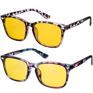 Guiqulai Polarized Night Driving Glasses – Anti-Glare Yellow