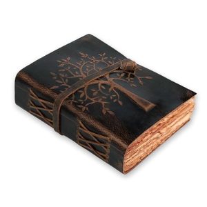 Tree of Life Leather Journal – Vintage Handmade A5