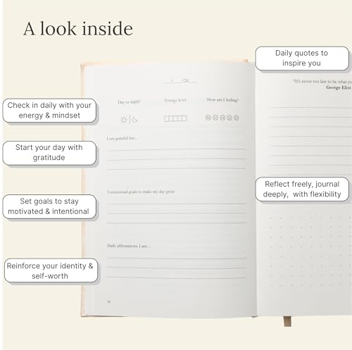 Day by Day Undated Gratitude Journal 2025 - Mindfulness - Image 4