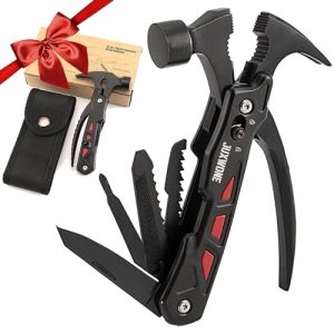 12-in-1 Pocket Multitool: Hammer, Knife, Pliers & Survival Gear