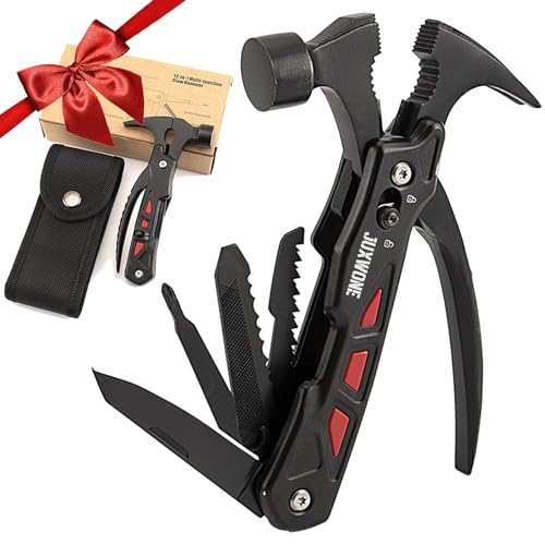 12-in-1 Pocket Multitool: Hammer, Knife, Pliers & Survival Gear
