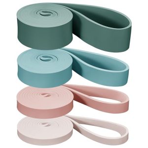 Retrospec Lift Latex Resistance Bands Set (4-Pack)