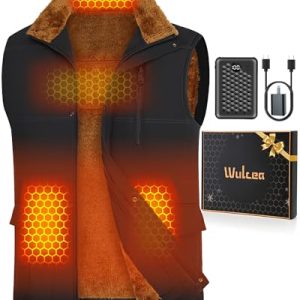 Men’s Graphene Heated Vest | Rechargeable Fleece Puffer