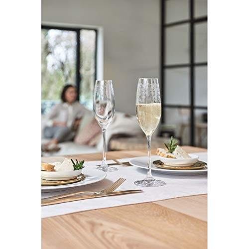 LEONARDO Champagne Chateau Glass Set - 6 Elegant Flutes - Image 2