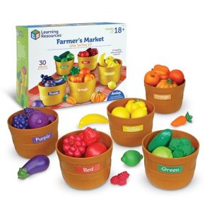 Farmer’s Market Color Sorting Set – Learning Toy for Kids