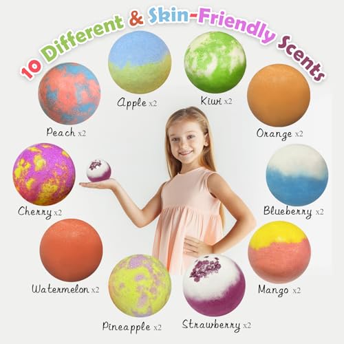 20 Pack Kids Bath Bombs with Surprise Puppy Dolls - Image 5