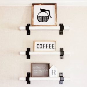 Funny Pot Head Coffee Wall Decor Sign – 12×12 Inch