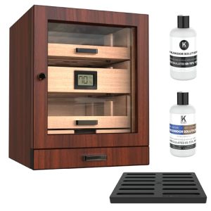 CASE ELEGANCE Luca Humidor Cabinet – 100 Cigar Capacity