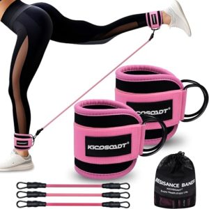 Ankle Resistance Bands with Cuffs – Glute & Leg Workout