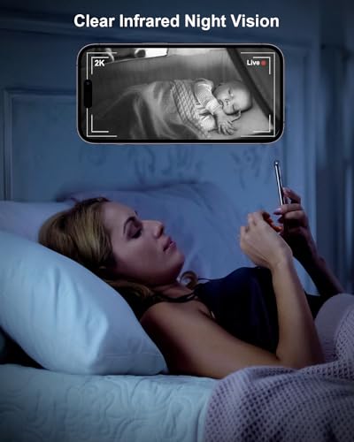 GOLSPARK 2K Indoor Camera: Pan/Tilt, Night Vision, Siren - Image 4